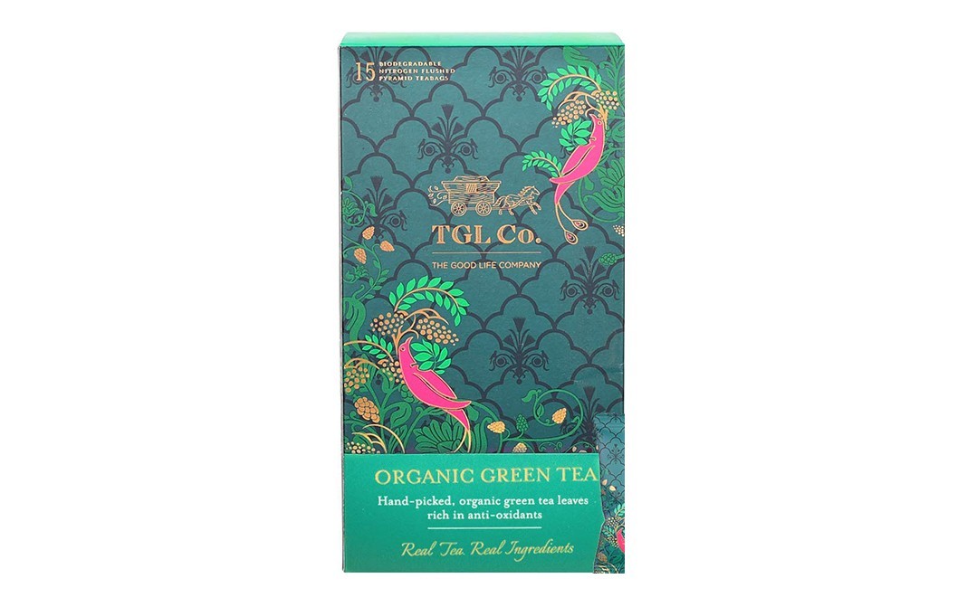 TGL Co. Organic Green Tea    Pack  16 pcs